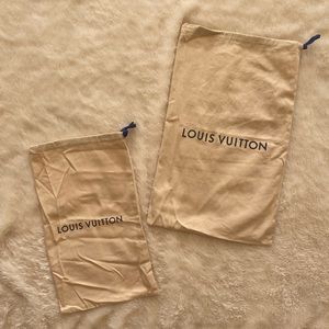 Authentic Louis Vuitton dust bags bundle of 2